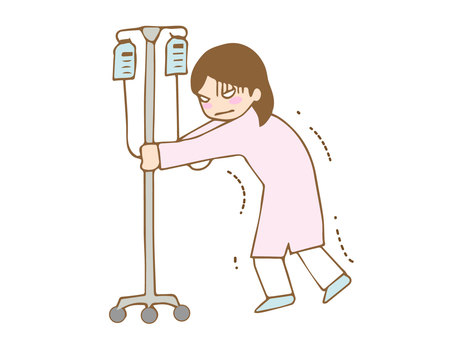 リハビリを必要とする女性