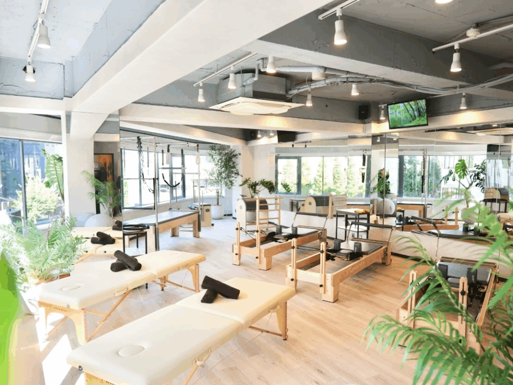 Lapilates恵比寿店のスタジオの様子