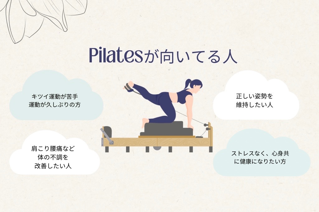 ピラティスが向いている人の特徴4選