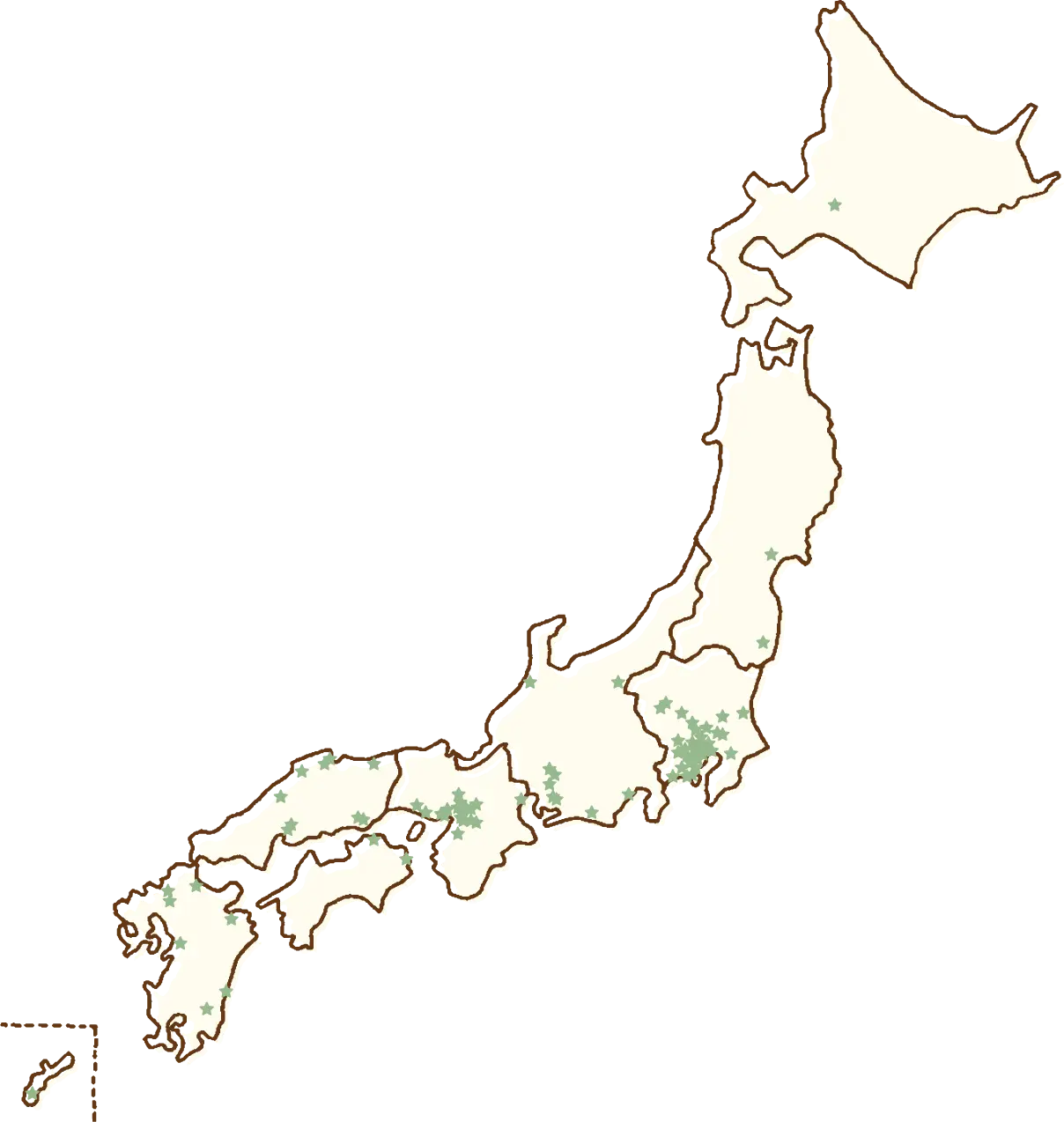 直営店10店舗、FC店87店舗突破！