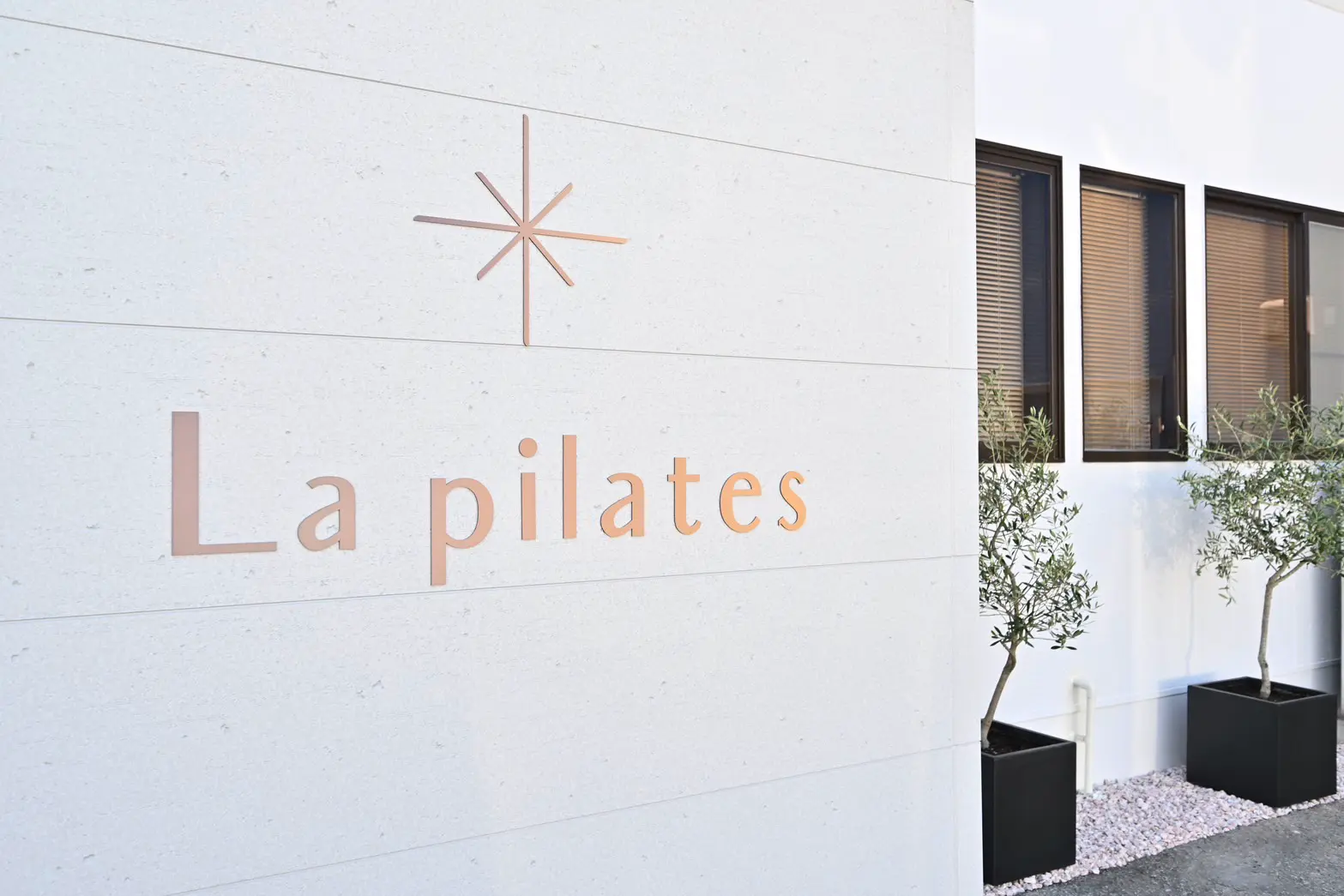 La pilates高松店入り口