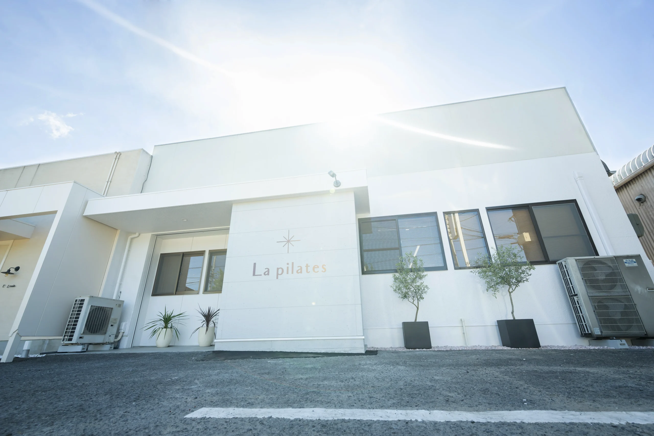 La pilates高松店入り口
