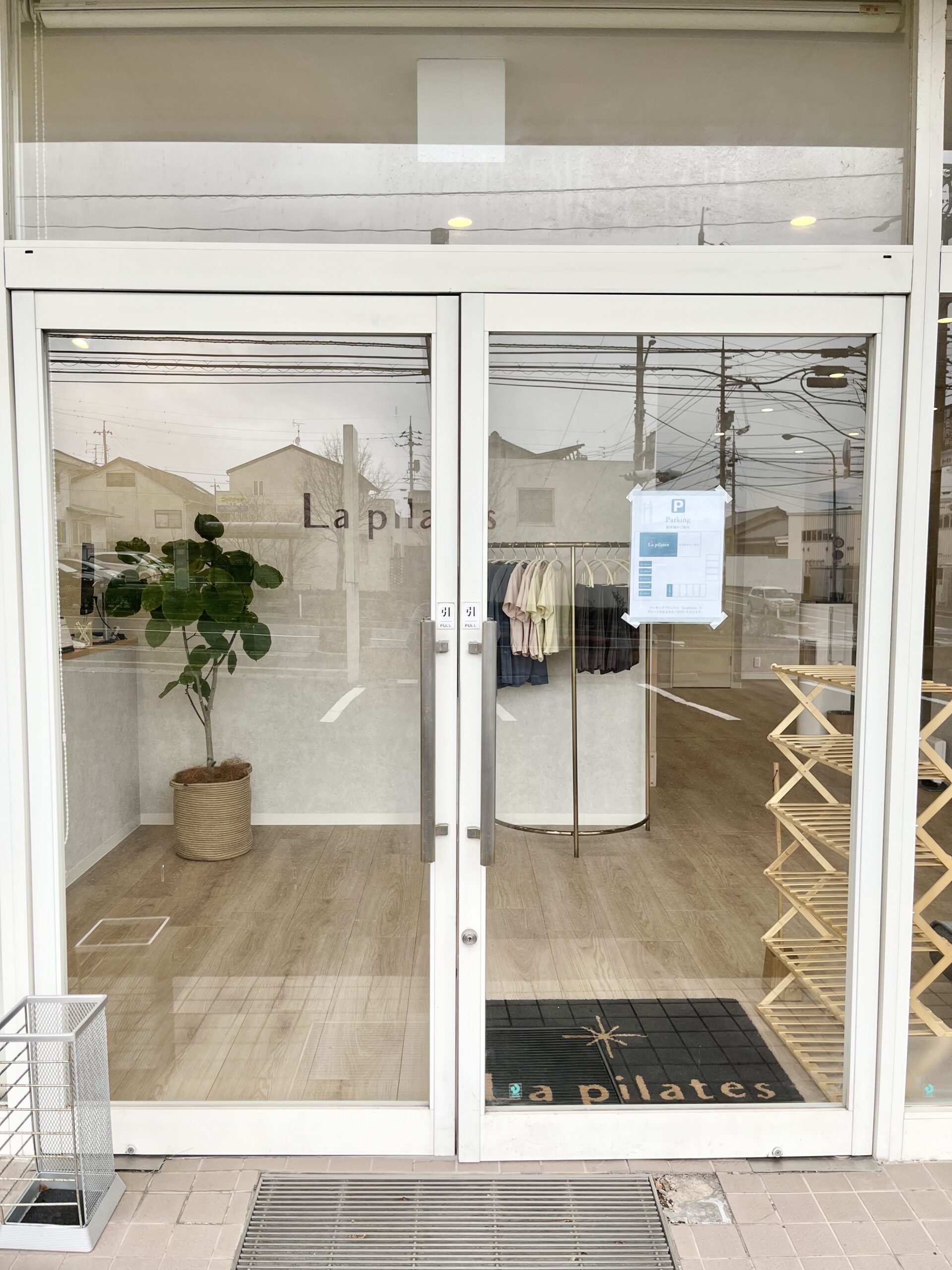 La pilates松江店入り口