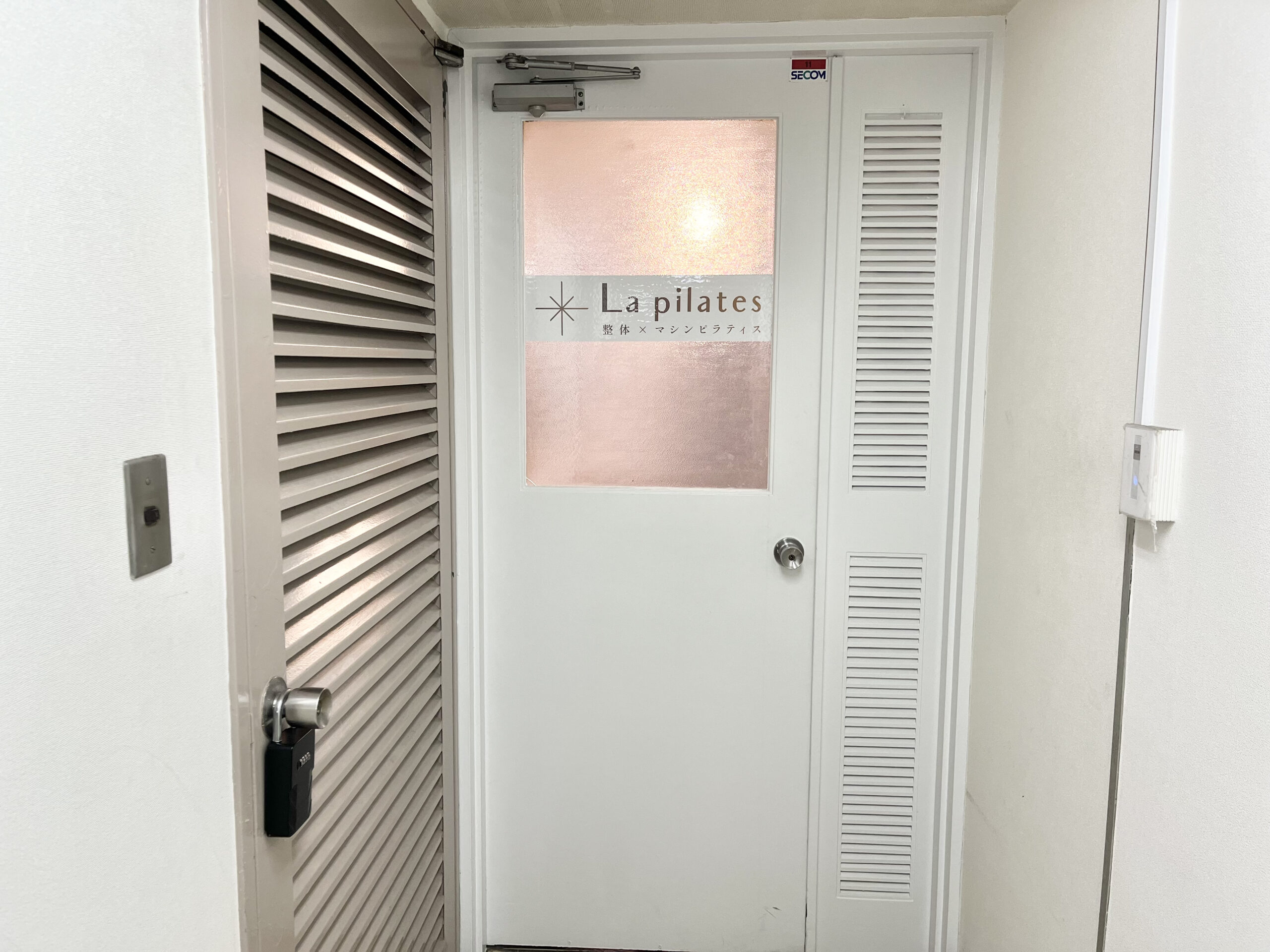 La pilates千葉店入り口